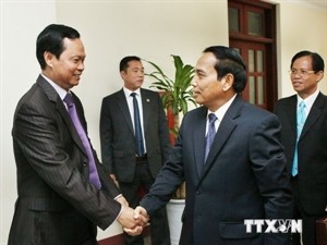 Le Vietnam et le Laos renforcent la coopération dans l’inspection - ảnh 1